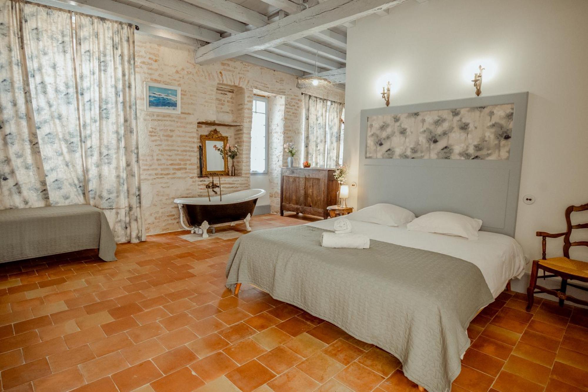 La Chambre Bleue Lauzerte Kültér fotó
